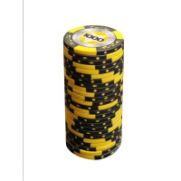 Фишки для игры в покер Black Stars номиналом 1000 (25шт)